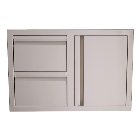 duttpack-37784 RCS Valiant Double Soft Close Drawer & Right Hinge Door Combo - VDC1SCR - Image 1