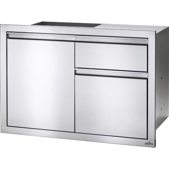duttpack-37809 Napoleon 36 Inch Single Door & Double Drawer - BI-3624-1D2DR - Image 1
