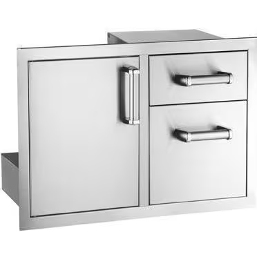 duttpack-37822 Fire Magic Premium Flush 30-Inch Access Door & Double Drawer Combo With Soft Close - 53810SC - Image 1