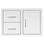 Summerset 33 Inch 2-Drawer & Access Door Combo Masonry Frame Return - DC2-33M