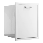 BBQGuys Signature 20-in Stainless Steel Roll-Out Double Trash & Recycling Bin - BBQ-TREC-DRW - Image 8