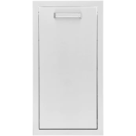 BBQGuys Signature 13-in Stainless Steel Narrow Roll-Out Trash Bin - BBQ-TRNW-DRW - Image 2