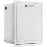 BBQGuys Signature 20-in Stainless Steel Roll-Out Trash or Propane Tank Drawer - BBQ-TRLP-DRW - Image 4