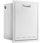 BBQGuys Signature 20-in Stainless Steel Roll-Out Trash or Propane Tank Drawer - BBQ-TRLP-DRW - Image 8