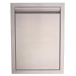 RCS Valiant Series 20-Inch Roll-Out Stainless Steel Trash / Recycling Bin - VTD1 - Image 3