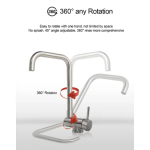 BBQGuys Signature 16 X 18-in Drop-In Stainless Steel  Outdoor Sink - BBQ-18SNK-SS-DM - Image 6