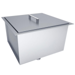 Sunstone Over/Under 20 X 20 X 12-Inch Height Single Basin Sink W/Cover - B-SK20