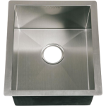Coyote 16 X 18 Outdoor Rated Drop In Stainless Steel Sink With Drain Plug - C1SINK1618 - Image 2