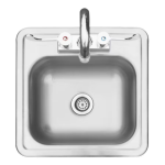 Summerset 15 X 15 Inch Drop-In Sink - SNK-15D - Image 2