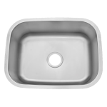 Futura 24 X 18 Stainless Steel Outdoor Sink with Huntington Brass Dual Spray 15.75 Inch High Pull Down Faucet and Strainer Basket - Image 2