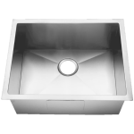 Homeplace Alto 23 X 18 Stainless Steel Outdoor Sink with  Huntington Brass Euro Style Pull Out Faucet and Strainer Basket - Image 2