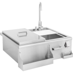Blaze 30-Inch Beverage Center w/ Sink & Ice Bin Cooler - BLZ-30CKT-SNK - Image 2