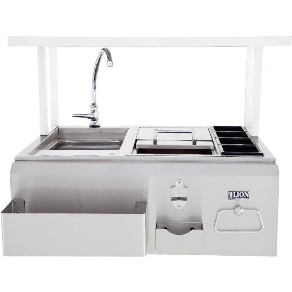 duttpack-38357 Lion 30-Inch Stainless Steel Built-In Bar Center - Image 1