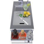 Sunstone Ruby Series 14-Inch Bar Sink Cocktail Center Insulated Ice Chest Station - B-RBC14 - Image 4