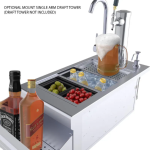 Sunstone Ruby Series 14-Inch Bar Sink Cocktail Center Insulated Ice Chest Station - B-RBC14 - Image 6
