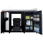 Summit Portable Outdoor Stainless Steel Weatherproof Kitchenette Refrigerator - Left Hinge - CK54OSLS - Image 7