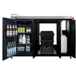 Summit Outdoor Stainless Steel Weatherproof Kitchenette Refrigerator - Right Hinge - CK54OSRS - Image 5