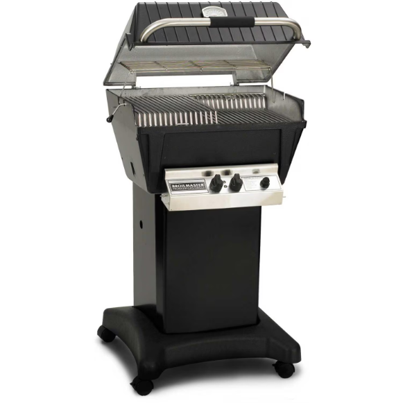 duttpack-3845 Broilmaster P4-XF Premium Propane Gas Grill On Black Cart - Image 1