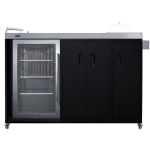 Summit Portable Outdoor Glass Door Beverage Kitchenette Cooler - Right Hinge - CK54OSRG