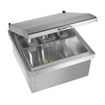 Twin Eagles 24-Inch Drop-In Stainless Steel Ice Bin Cooler - TEOC24D-B