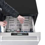 NewAir 24 Inch 4.1 Cu. Ft. Dual Drawer Commercial Built-In Outdoor Refrigerator & Freezer - NOF110SSD0 - Image 5