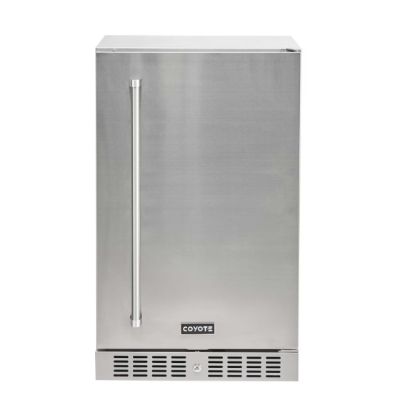duttpack-38568 Coyote 21 Inch 4.1 Cu. Ft. Outdoor Rated Right Hinge Built-In Refrigerator - C121R-S-R - Image 1