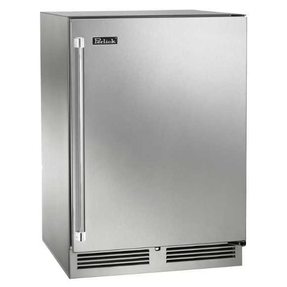 duttpack-38725 Perlick 24-Inch Signature Series Stainless Steel Outdoor Refrigerator - Right Hinged - HP24RO-4-1R - Image 1