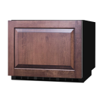 Summit Commercial 21 1/2-Inch 1.6 Cu. Ft. Built-In Drawer Refrigerator - Custom Panel Ready - FF1DSS - Image 3