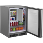 Marvel 24-Inch Outdoor Rated Compact Refrigerator With Freezer - Stainless Steel - MORF224SS31A - Image 2