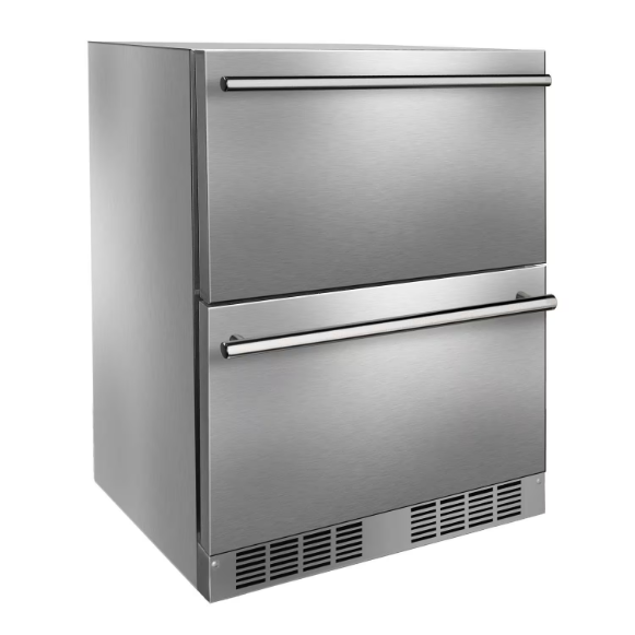 duttpack-38820 Marvel Essential 24-in 5 Cu. Ft. Refrigerator Drawers - MRDR224-SS71A - Image 1
