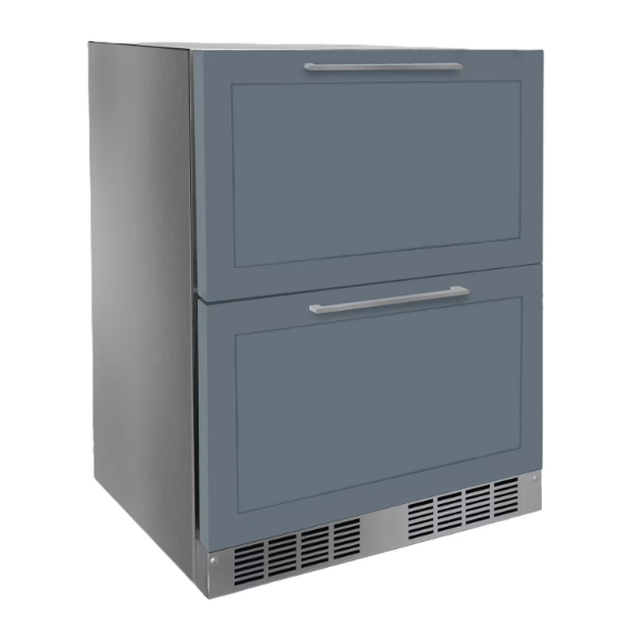 duttpack-38823 Marvel Essential 24-in 5 Cu. Ft. Refrigerator Drawers w/ Panel Ready Drawers - MRDR224-IS71A - Image 1
