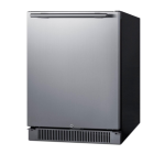 Summit 24 Inch 4.6 Cu. Ft. Outdoor Black Refrigerator - SPR623OS - Image 2