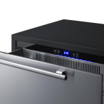 Summit 36 Inch 7.15 Cu. Ft. Outdoor 2-Drawer All-Refrigerator - Custom Panel Ready - SPR36DROS - Image 5