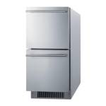 Summit 15-Inch 2.8 Cu. Ft. ADA Compliant Outdoor Double Drawer Compact Refrigerator - ADRD15OS - Image 2