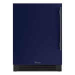 True 24 Inch 5.6 Cu. Ft. Left Hinge Outdoor Refrigerator - Cobalt w/ Pewter Handles - TUR-24-L-OP-C~DSK-078-H05