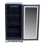 Summerset 15 Inch Outdoor Rated Fridge w/ Glass Door - RFR-15G - Image 2