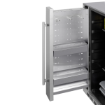 Summit 24-Inch 3.1 Cu. Ft. Shallow Depth Outdoor Compact Refrigerator W/ Slide-Out Storage Compartment - BCR19924 - Image 5