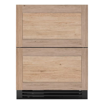 True ADA Height 24 Inch 5 Cu. Ft. Outdoor Refrigerator Drawers - Overlay Ready - TURADA-24-D-A~O