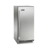 Perlick 15-Inch Signature Series Stainless Steel Outdoor Refrigerator w/ Door Lock - Right Hinged - HP15RO-4-1RL