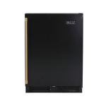 Perlick 24 Inch 5.2 Cu. Ft. Signature Series Stainless Steel Outdoor Refrigerator w/ Factory Installed Matte Black Solid Door - Right Hinge
