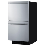 Summit 15-Inch ADA Compliant 2-Drawer Refrigerator - Panels Not Included - LADR1545PNR - Image 2