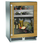 Perlick 24-Inch Signature Series Marine & Coastal Series Stainless Steel Panel Ready Glass Door Outdoor Dual-Zone Refrigerator & Wine Reserve - Right Hinge - HP24CM-4-4R - Image 2