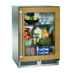 Perlick 24-Inch Signature Series Shallow Depth Marine & Coastal Series Stainless Steel Panel Ready Glass Door Outdoor Refrigerator W/ Door Lock - Right Hinge - HH24RM-4-4RL - Image 2