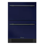 True 24 Inch 5.4 Cu. Ft. Outdoor Refigerator Drawer - Cobalt w/ Pewter Handles - TUR-24D-OP-C~DSK-078-H05