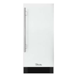 True 15 Inch 3.14 Cu. Ft. Right Hinge Outdoor Refigerator - Matte White w/ Stainless Steel Handles - TUR-15-R-OP-C~DSK-030-H04