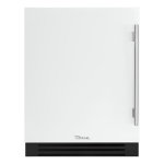 True ADA Height 24 Inch 5 Cu. Ft. Left Hinge Outdoor Refrigerator - Matte White w/ Stainless Steel Handles - TURADA-24-LS-A~030-H04