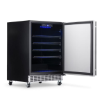 NewAir 24-Inch 5.0 Cu. Ft. Built-in 160 Can Outdoor Beverage Fridge - NOF160SS00 - Image 6