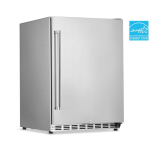 NewAir 24 Inch 160 Can Right Hinge Commercial Built-in Outdoor Beverage Cooler - Stainless Steel - NCR053SS00 - Image 9