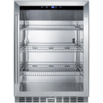 Summit Commercial 24-Inch 5.0 Cu. Ft. Outdoor Rated Built-In / Freestanding Beverage Center - SCR611GLOS - Image 2