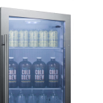 Summit Commercial 19-Inch 3.1 Cu. Ft. ADA Compliant Shallow Depth Outdoor Rated Beverage Cooler - SPR489OSADA - Image 4